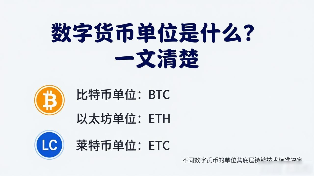 数字货币单位是什么？一文讲清楚