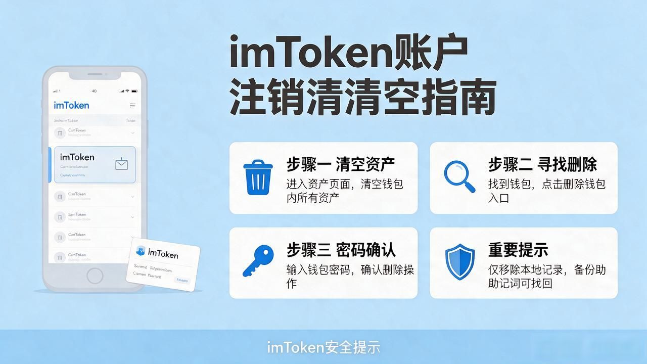 imtoken钱包如何注销或清空账户