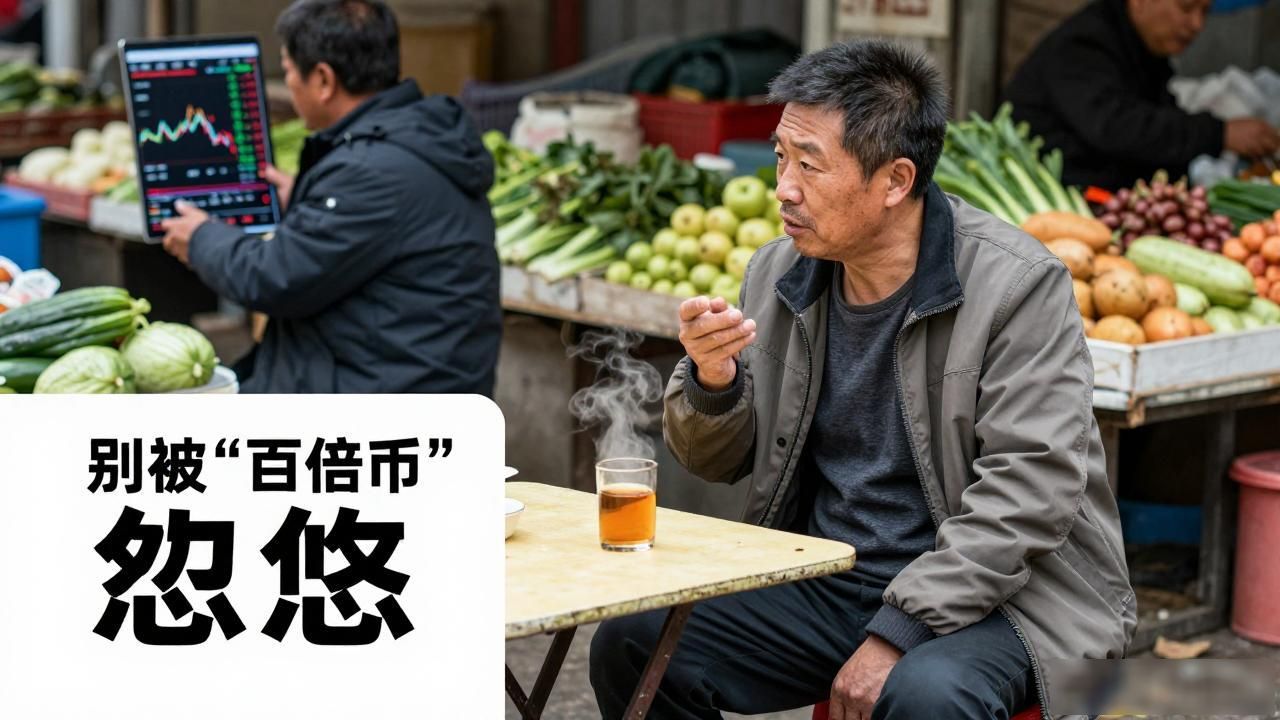 老张最近把K线全关了，转去菜市场聊行情